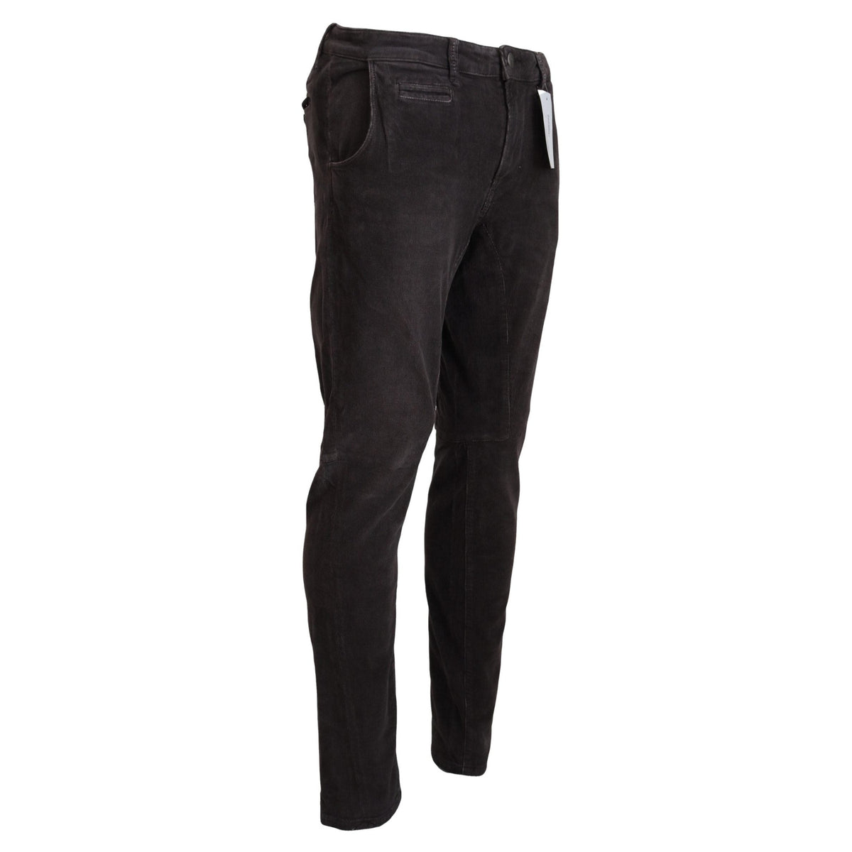 Acht Brown Cotton Straight Fit Men Casual Pants