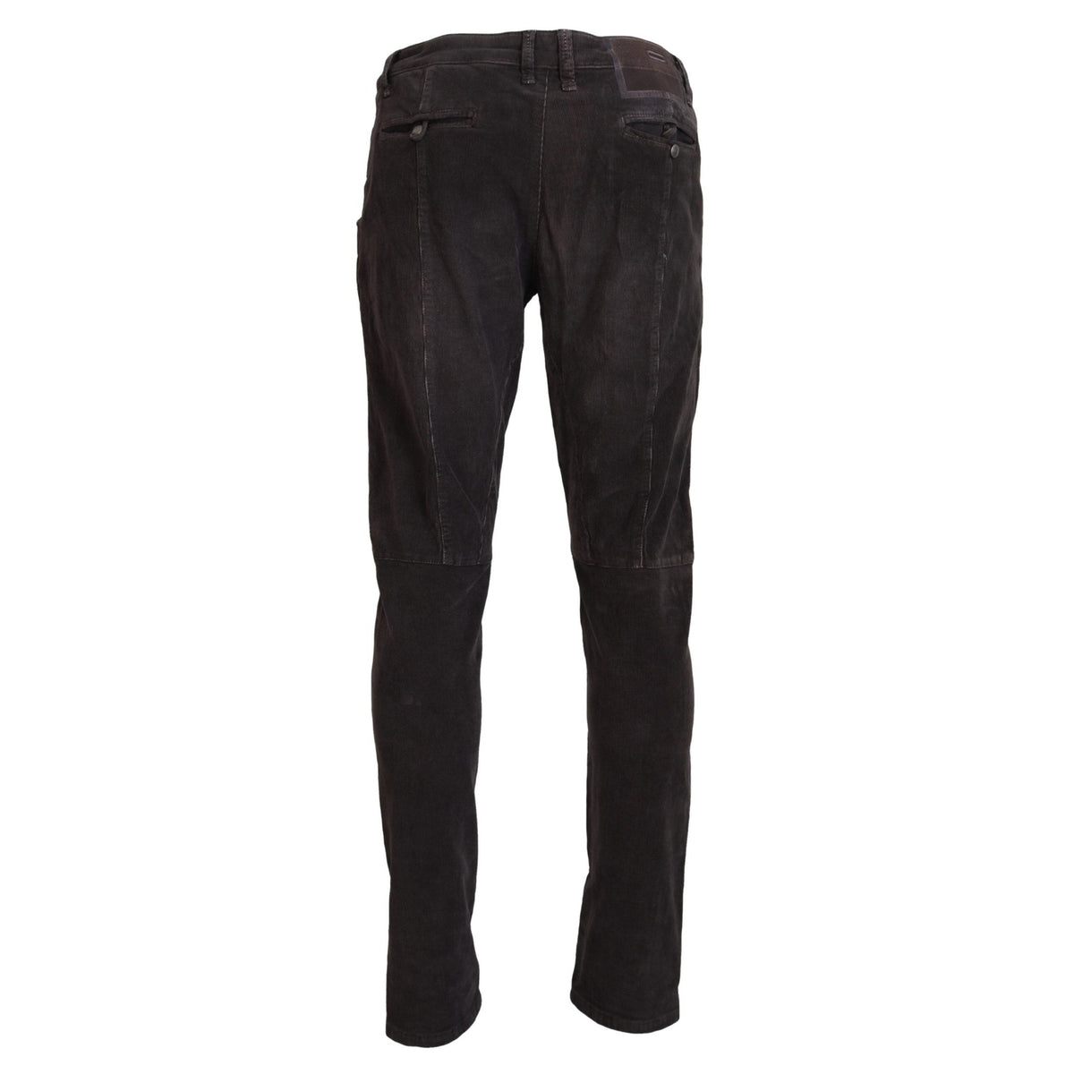 Acht Brown Cotton Straight Fit Men Casual Pants