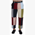 Dolce & Gabbana Multicolor Cotton Patchwork Pants