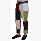 Dolce & Gabbana Multicolor Cotton Patchwork Pants
