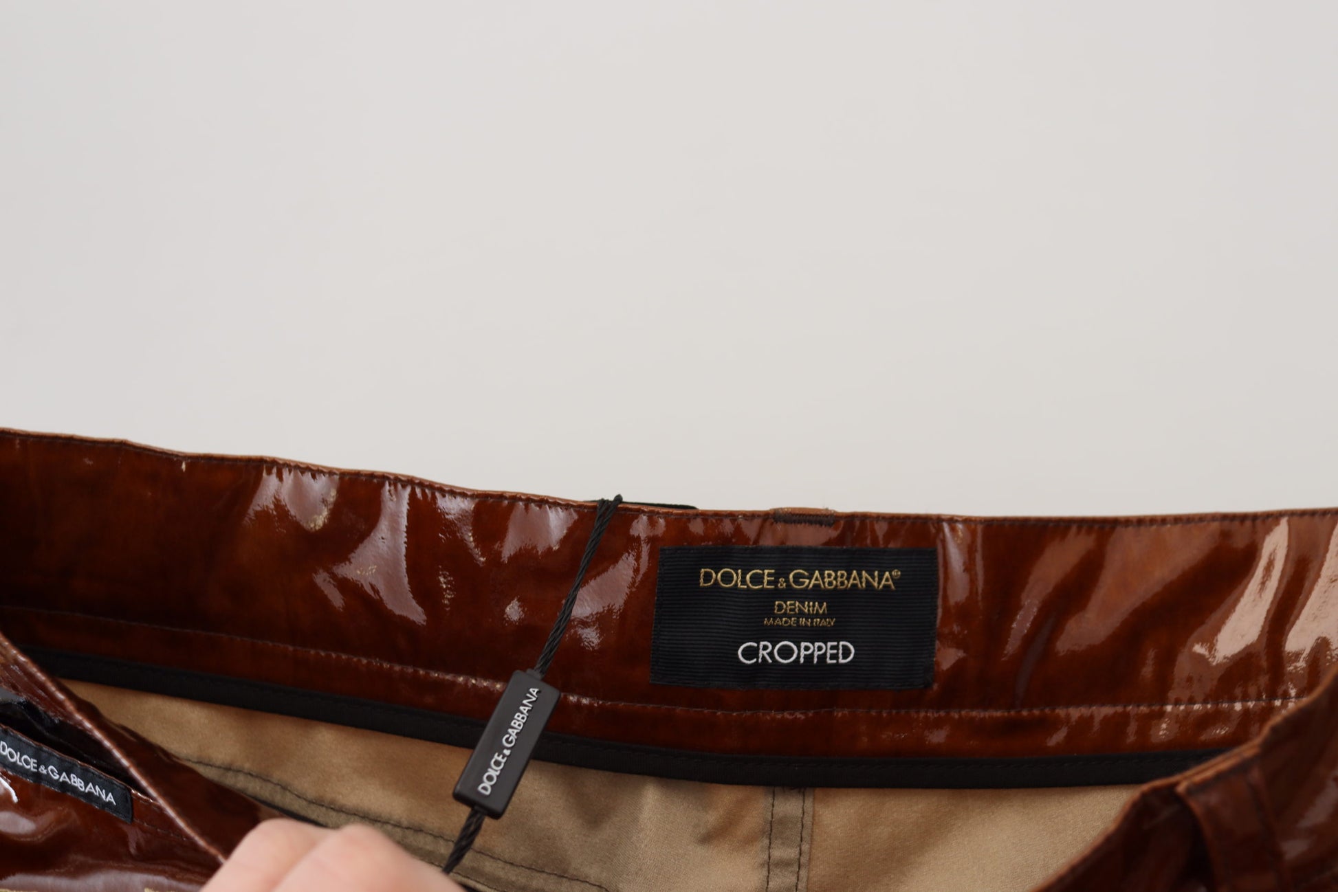 Dolce & Gabbana Multicolor Shining Slim Fit Men Denim Jeans Dolce & Gabbana