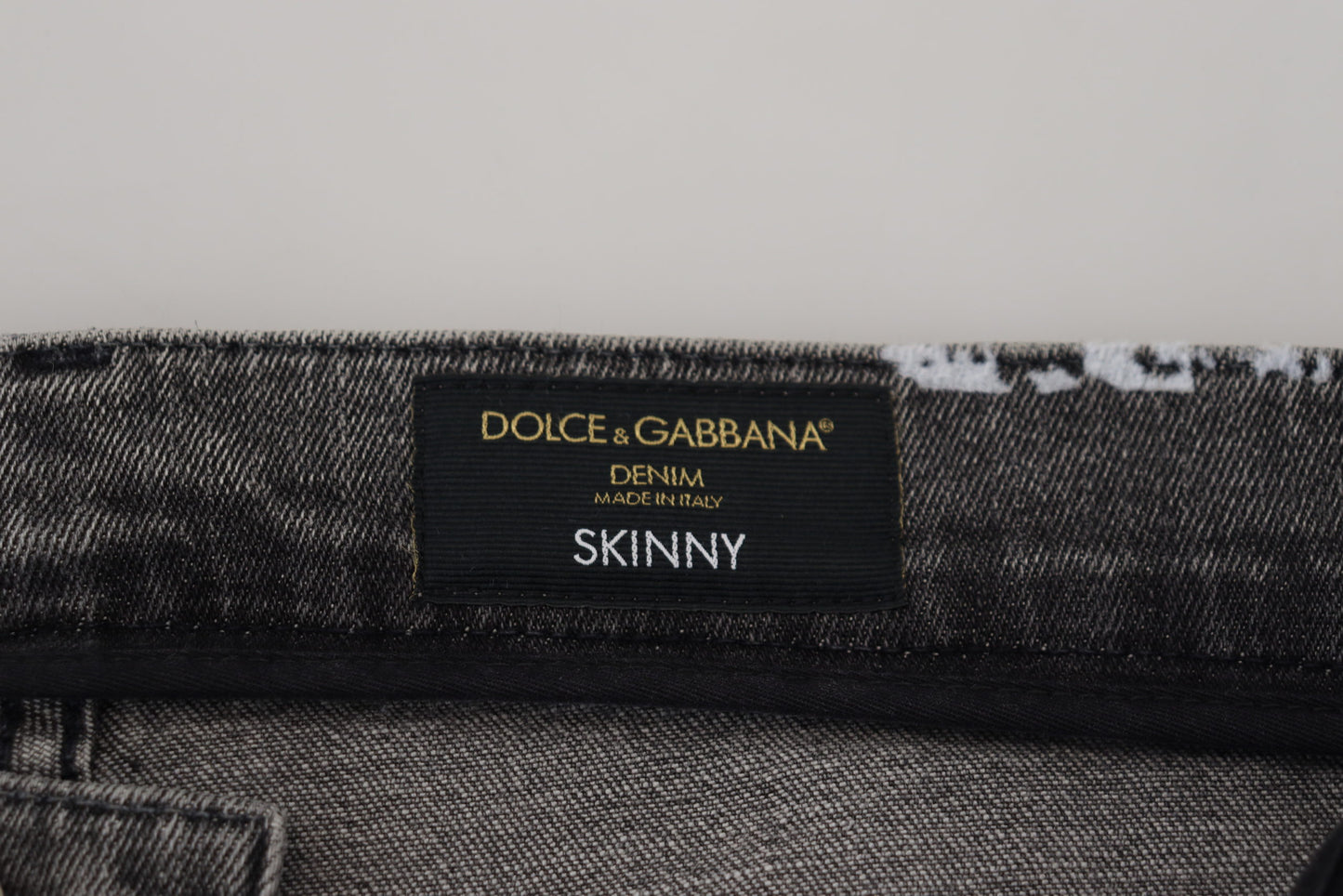 Dolce & Gabbana Multicolor Cotton Tie Dye Skinny Denim Jeans Dolce & Gabbana
