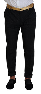 Dolce & Gabbana Black Gold Fantasy Tuxedo Slim Fit Suit Dolce & Gabbana