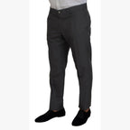 Dolce & Gabbana Gray MARTINI 3 Piece Slim Fit Suit