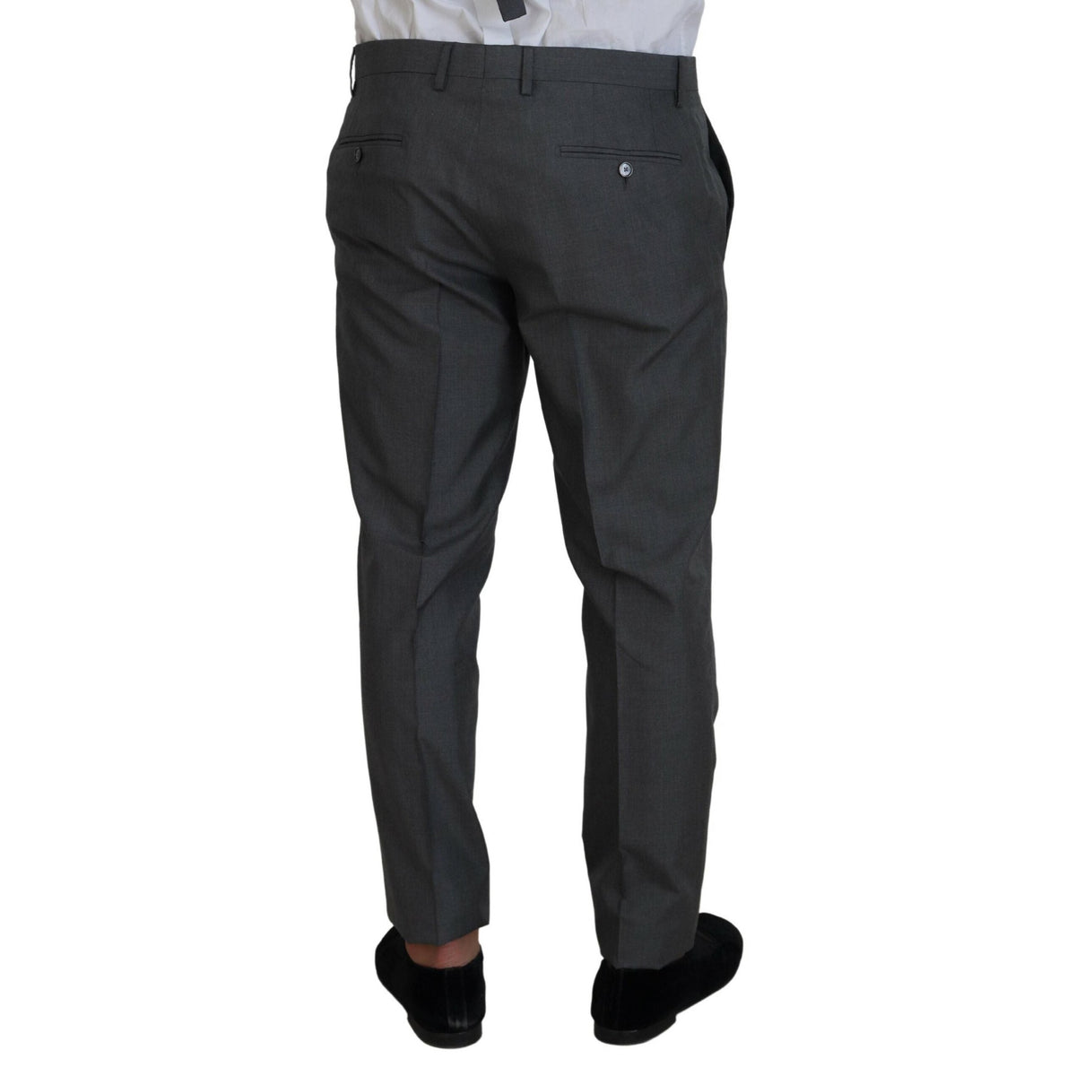 Dolce & Gabbana Gray MARTINI 3 Piece Slim Fit Suit