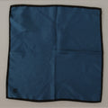 Dolce & Gabbana Black Blue DG Crown Printed Square Handkerchief Scarf