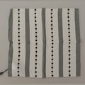 Dolce & Gabbana White Dotted Stripes Square Handkerchief Viscose Scarf