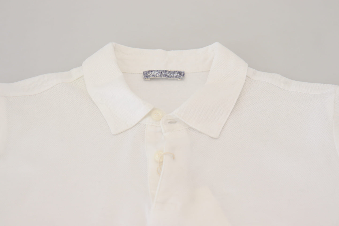 FRADI White Cotton Collared Short Sleeves Polo T-shirt FRADI