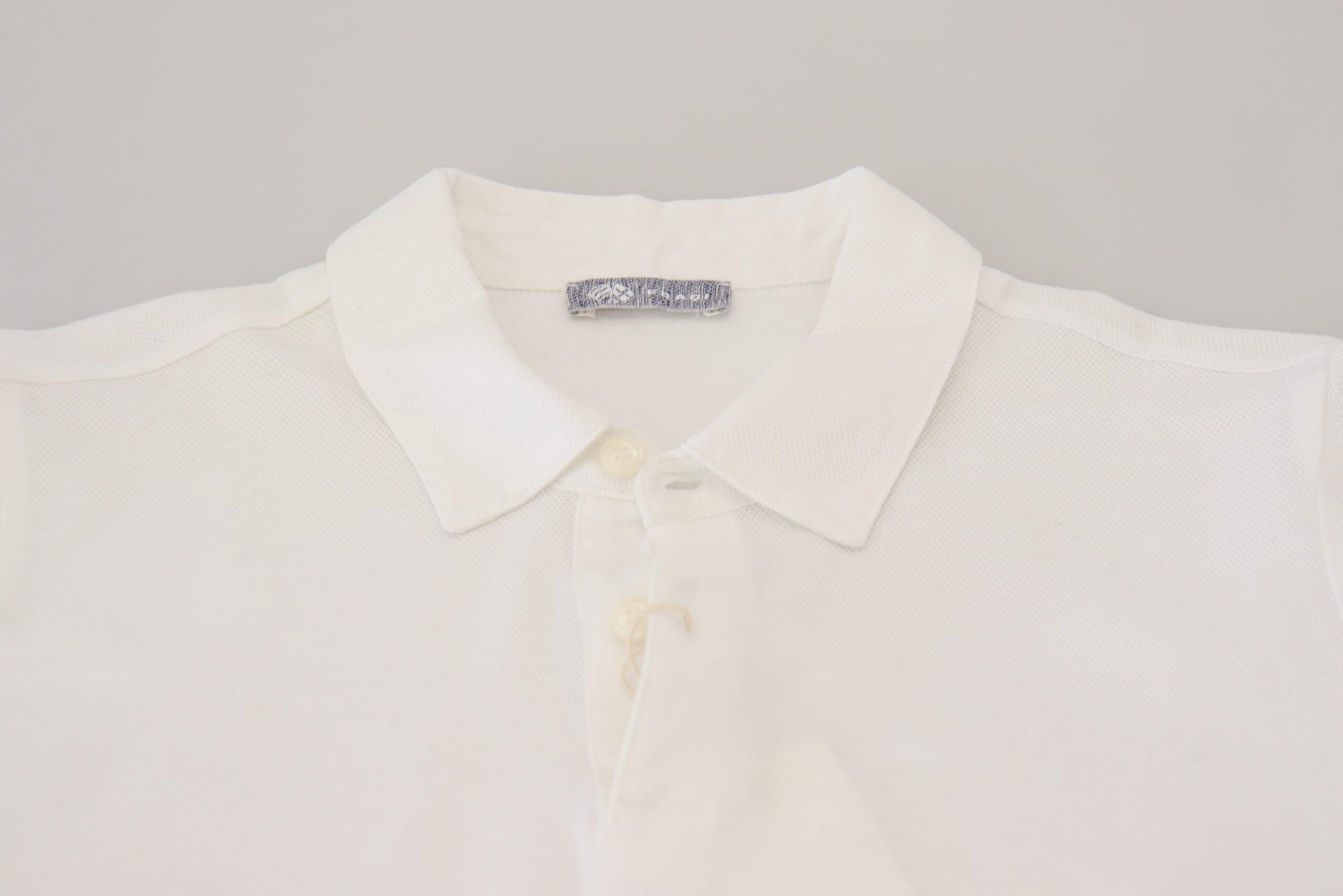 FRADI White Cotton Collared Short Sleeves Polo T-shirt FRADI