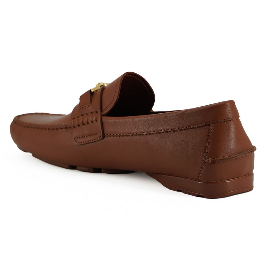 Versace Elegant Medusa-Embossed Leather Loafers Versace