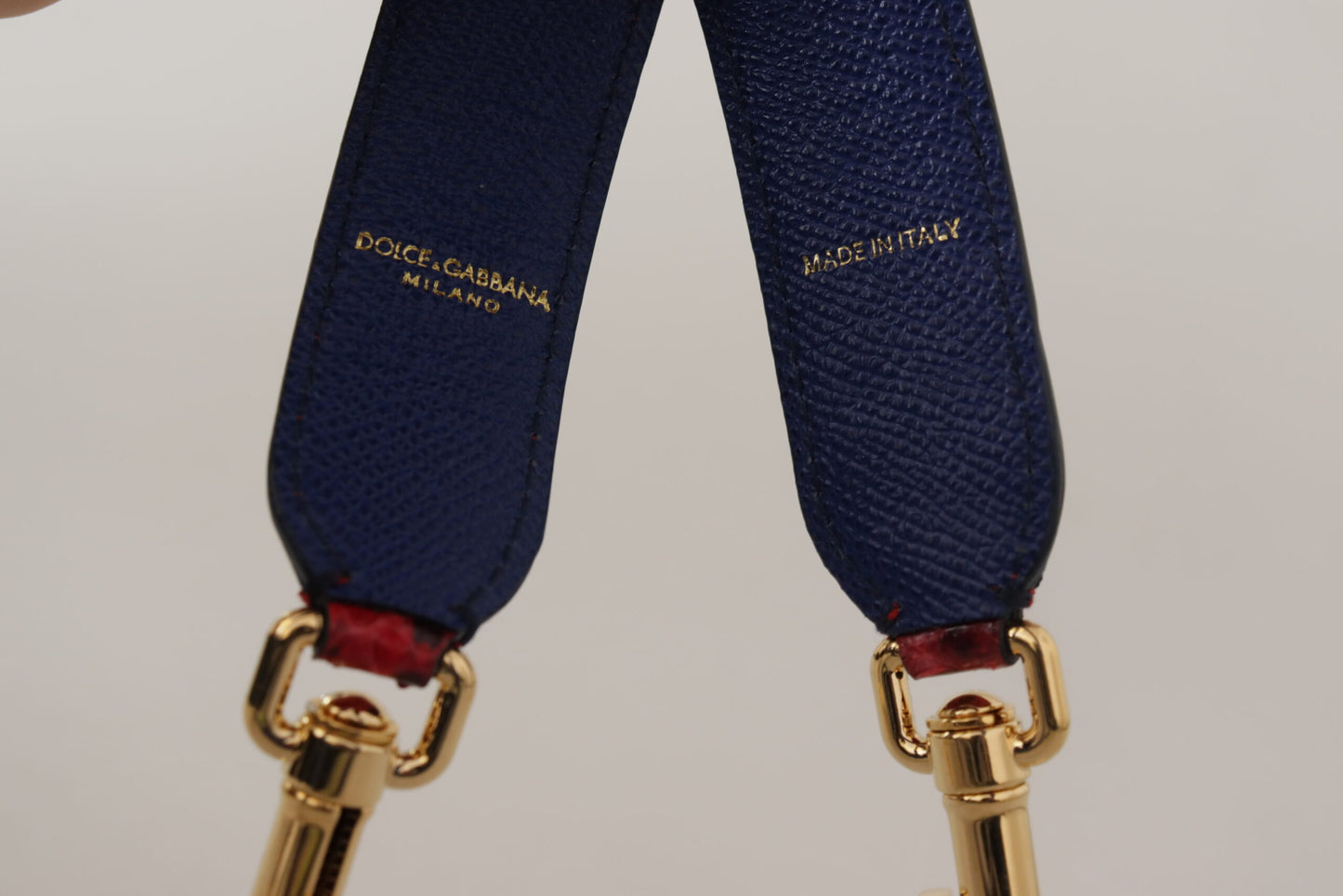 Dolce & Gabbana Red Exotic Leather Crystals Shoulder Strap Dolce & Gabbana
