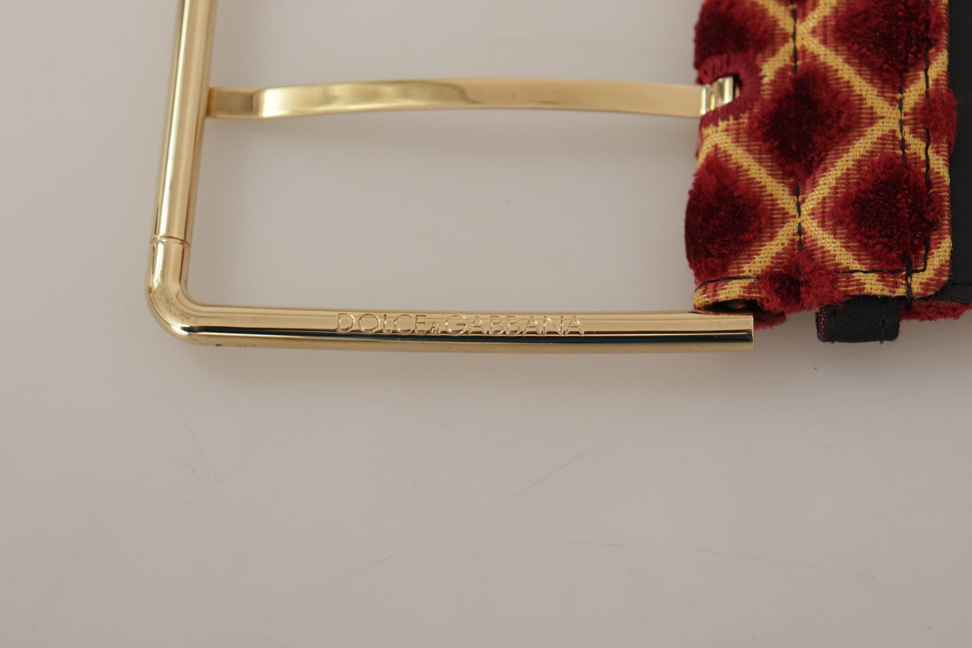 Dolce & Gabbana Multicolor Wide Leather Floral Gold Metal Buckle Belt Dolce & Gabbana