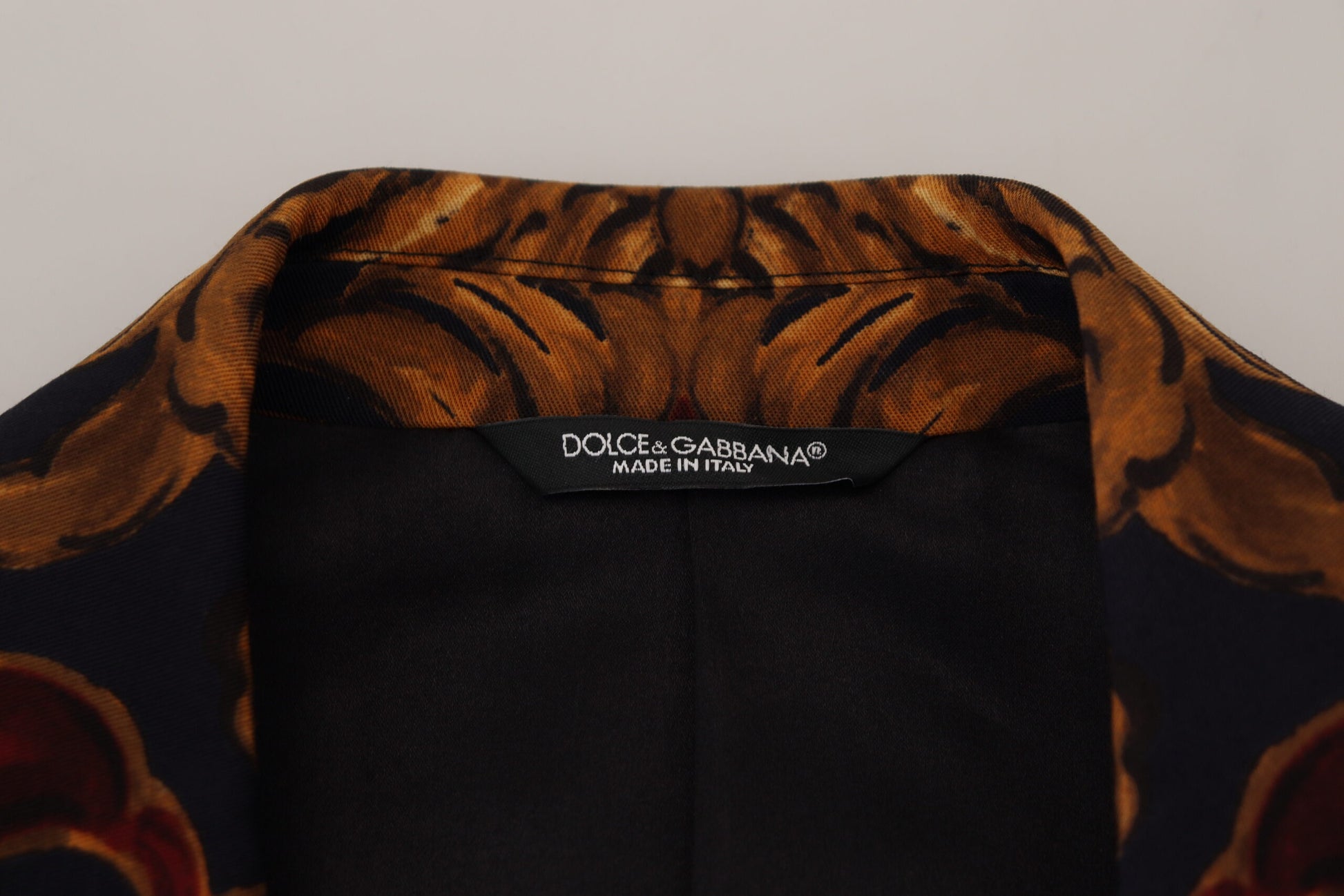 Dolce & Gabbana Multicolor Floral Single Breasted Martini Blazer Dolce & Gabbana
