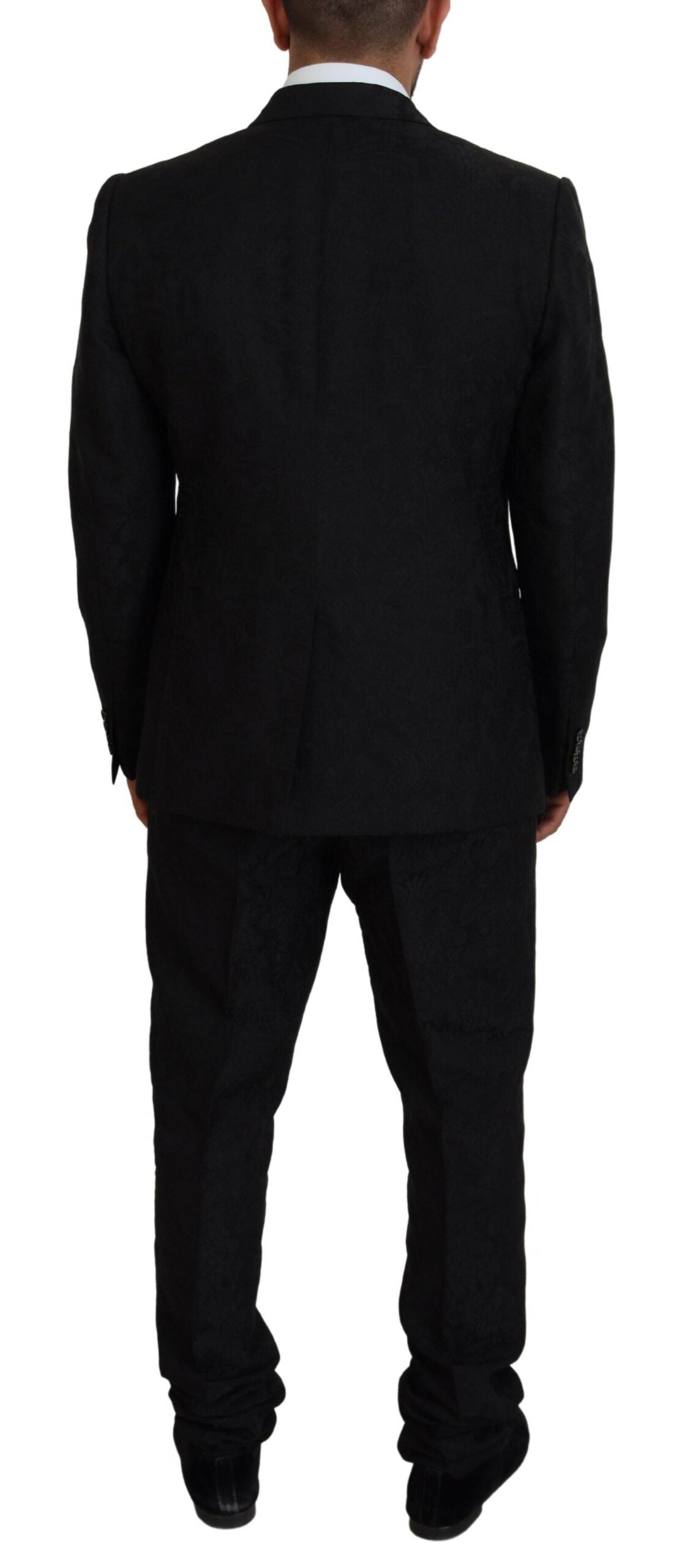 Dolce & Gabbana Black Single Breasted 2 Piece MARTINI Suit Dolce & Gabbana