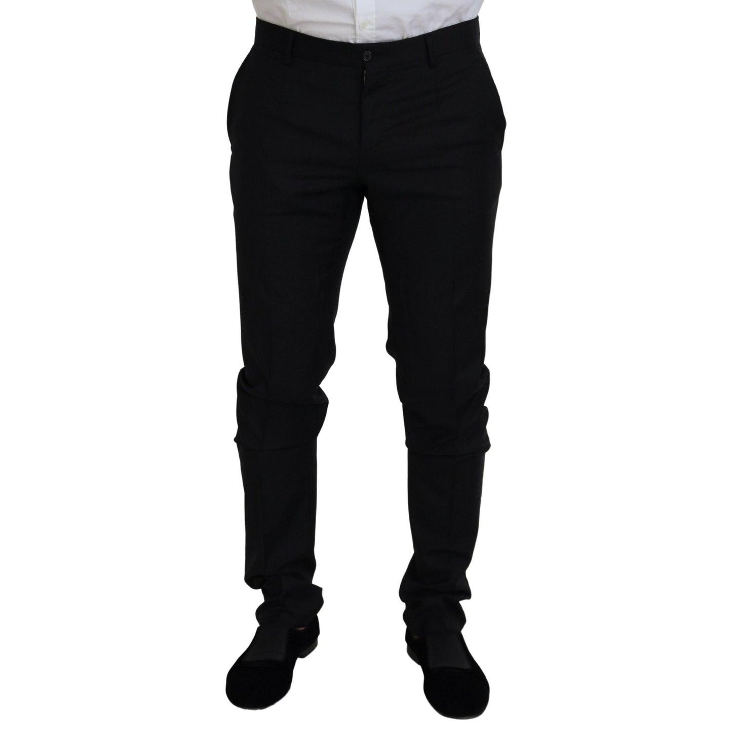 Dolce & Gabbana Black Single Breasted 2 Piece MARTINI Suit