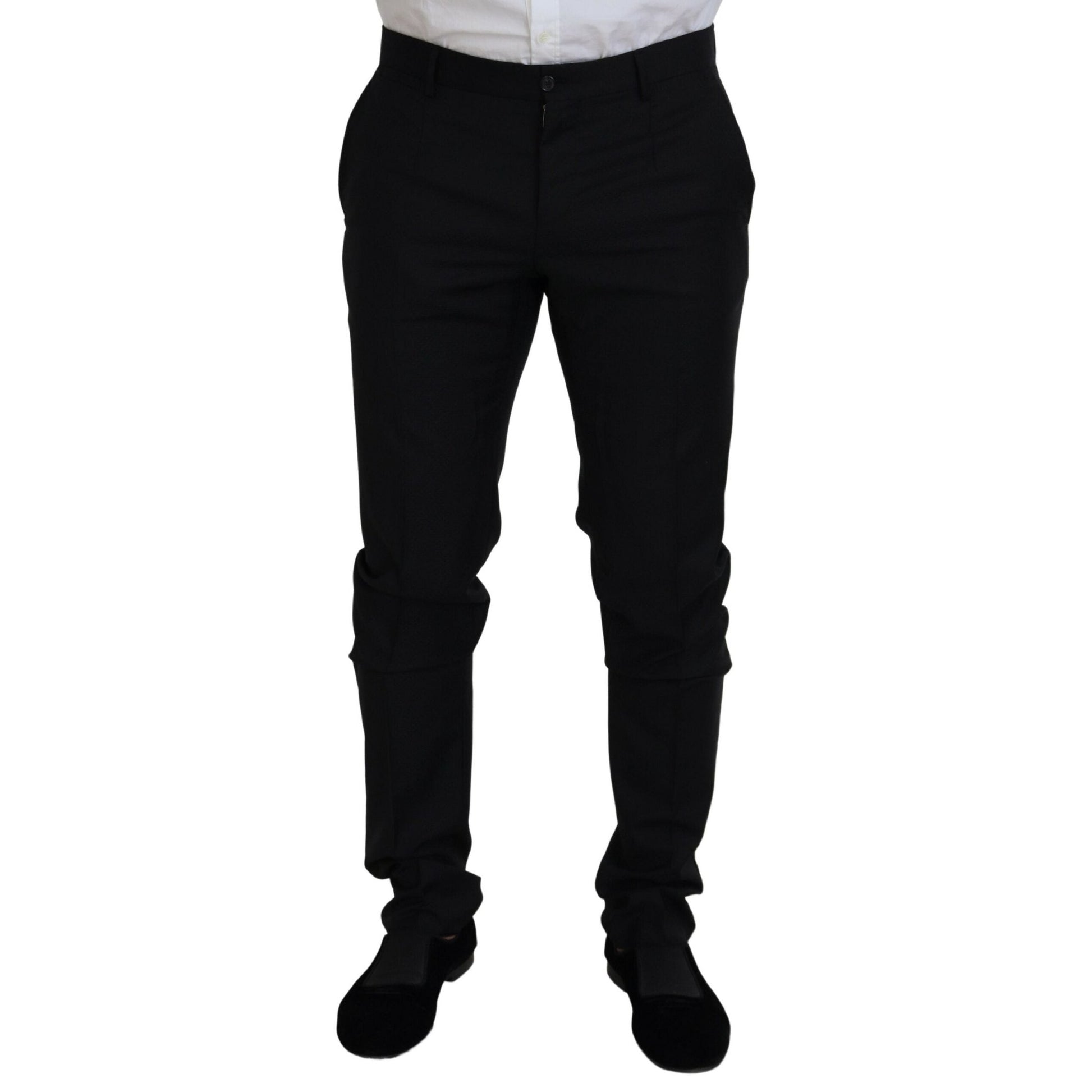 Dolce & Gabbana Black Single Breasted 2 Piece MARTINI Suit