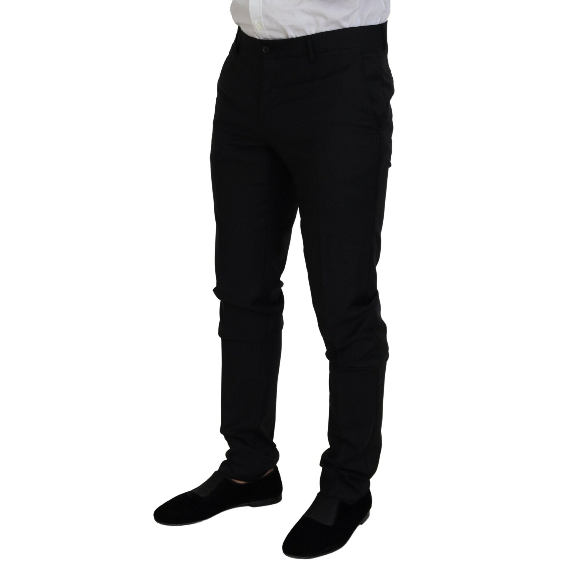 Dolce & Gabbana Black Single Breasted 2 Piece MARTINI Suit