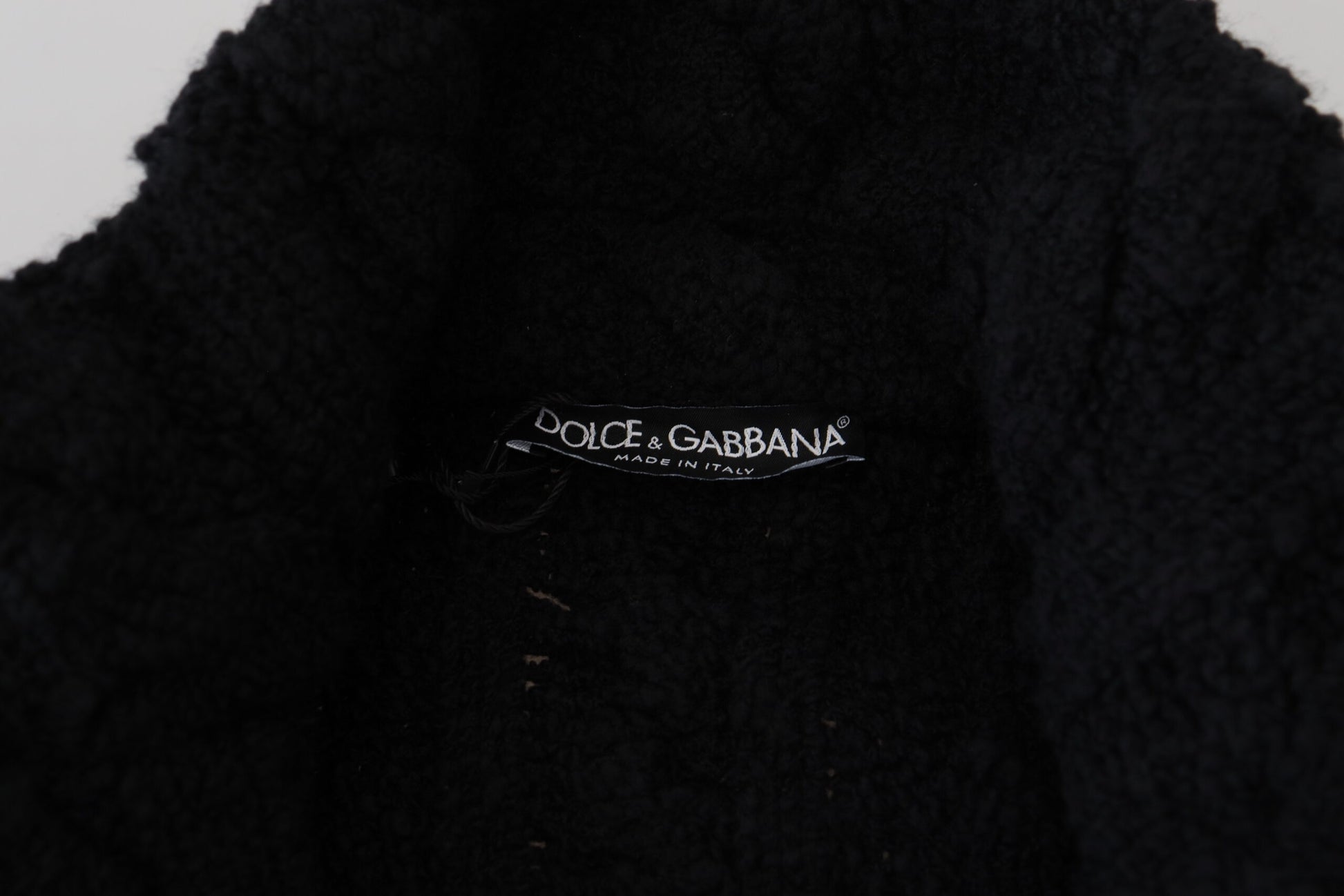 Dolce & Gabbana Black Wool Knit Button Cardigan Sweater Dolce & Gabbana