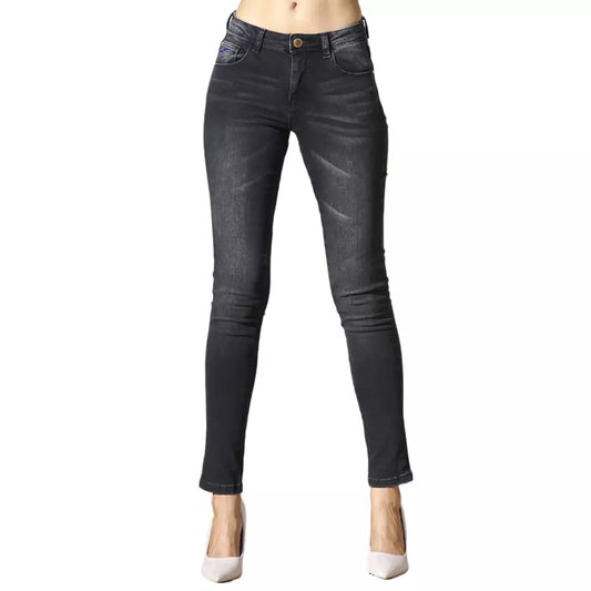 Yes Zee Black Cotton Women's Jean Yes Zee