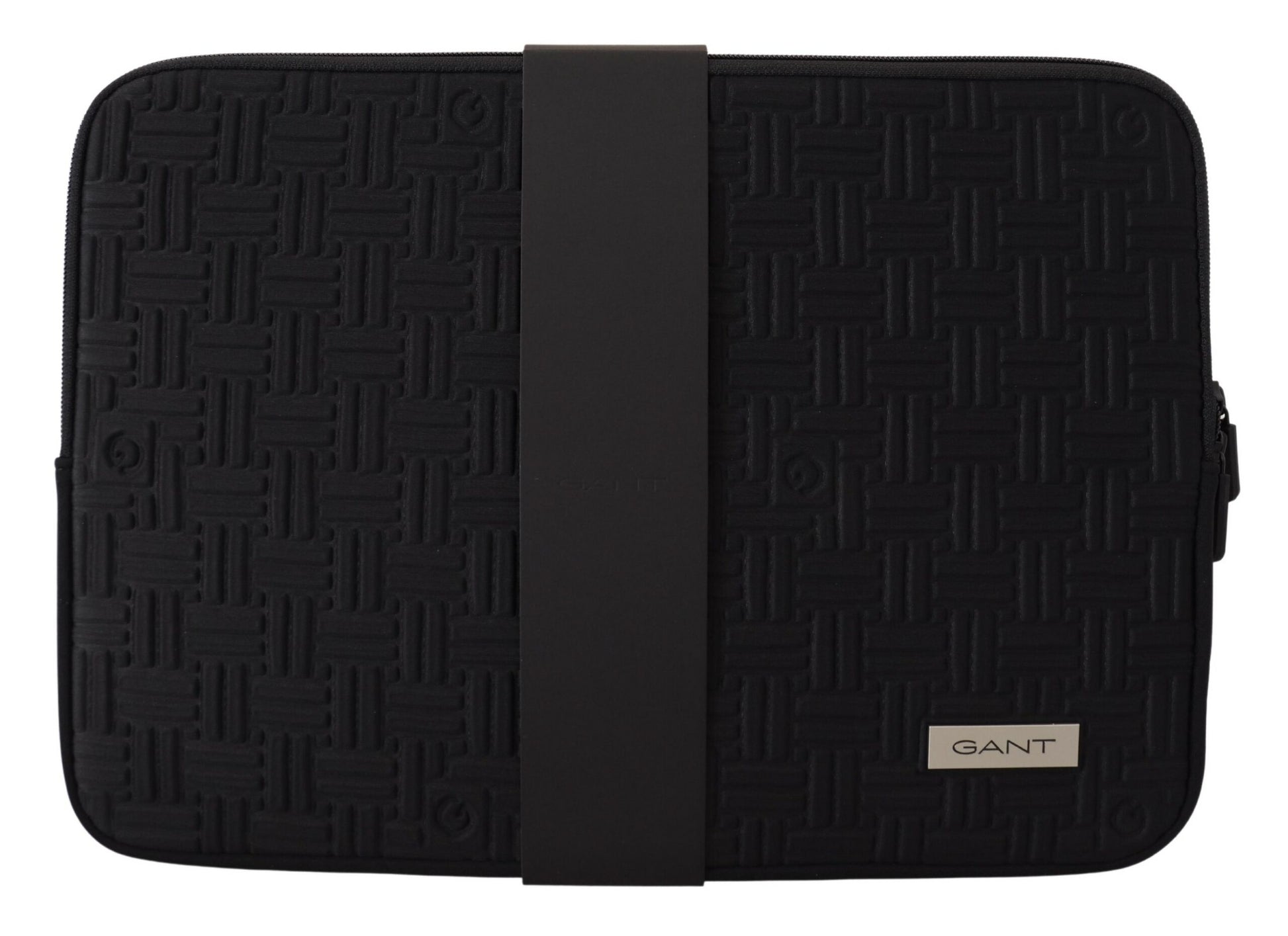 Gant Black Padded Pouch Bag Zipper Cover Sleeve Case Gant