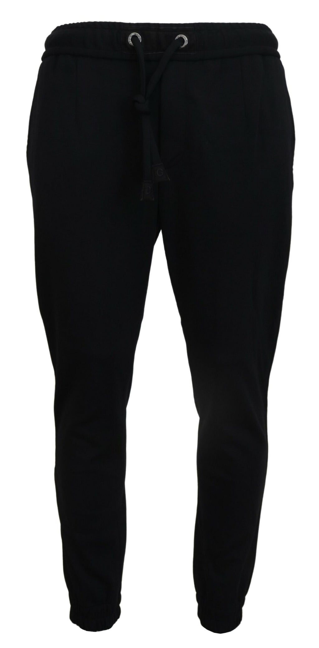 Dolce & Gabbana Black Mens Sport Wool Sweatpants Pants - Eljoys Fashion 