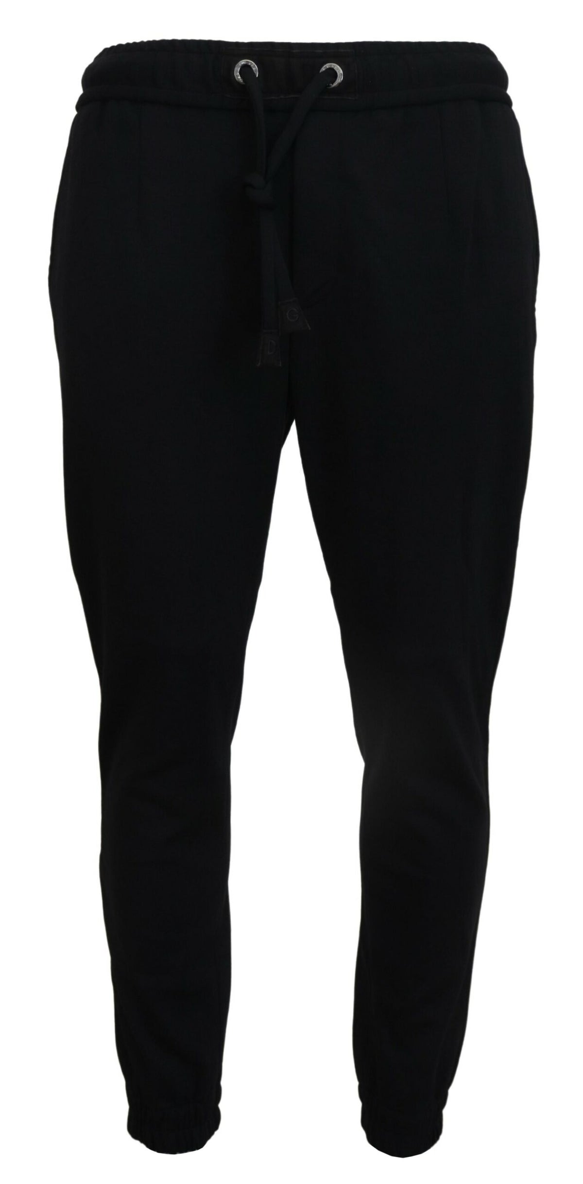 Dolce & Gabbana Black Mens Sport Wool Sweatpants Pants - Eljoys Fashion 