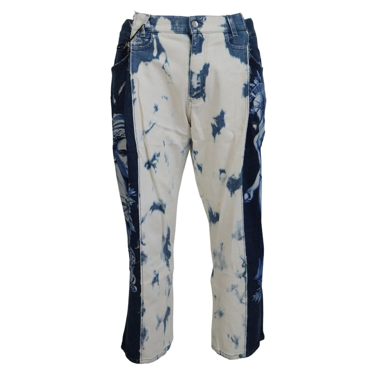 Dolce & Gabbana Blue Ceasar Denim Cotton Loose Fit Jeans