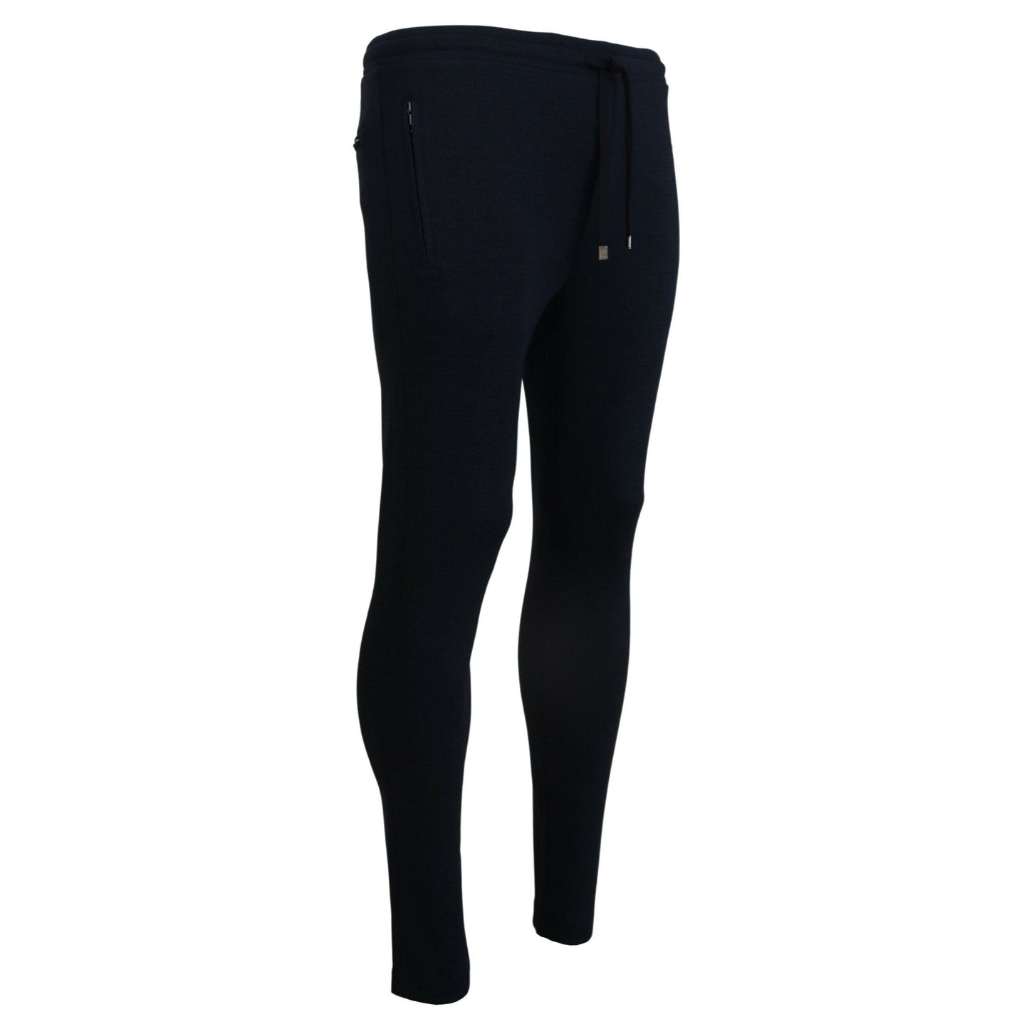 Dolce & Gabbana Blue Mens Sport Cotton Sweatpants Pants Dolce & Gabbana