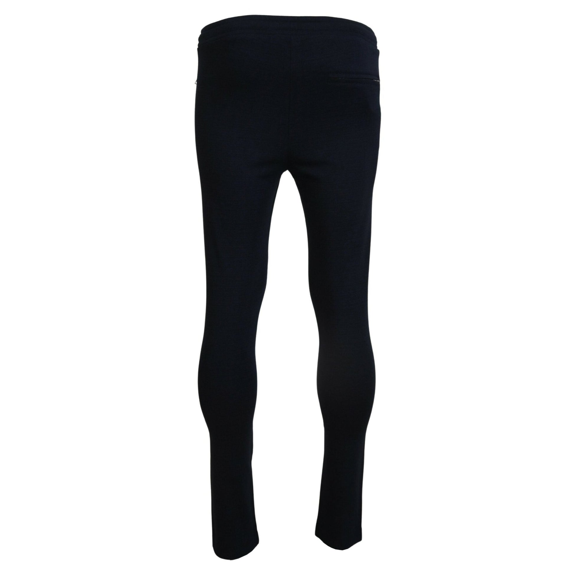 Dolce & Gabbana Blue Mens Sport Cotton Sweatpants Pants Dolce & Gabbana
