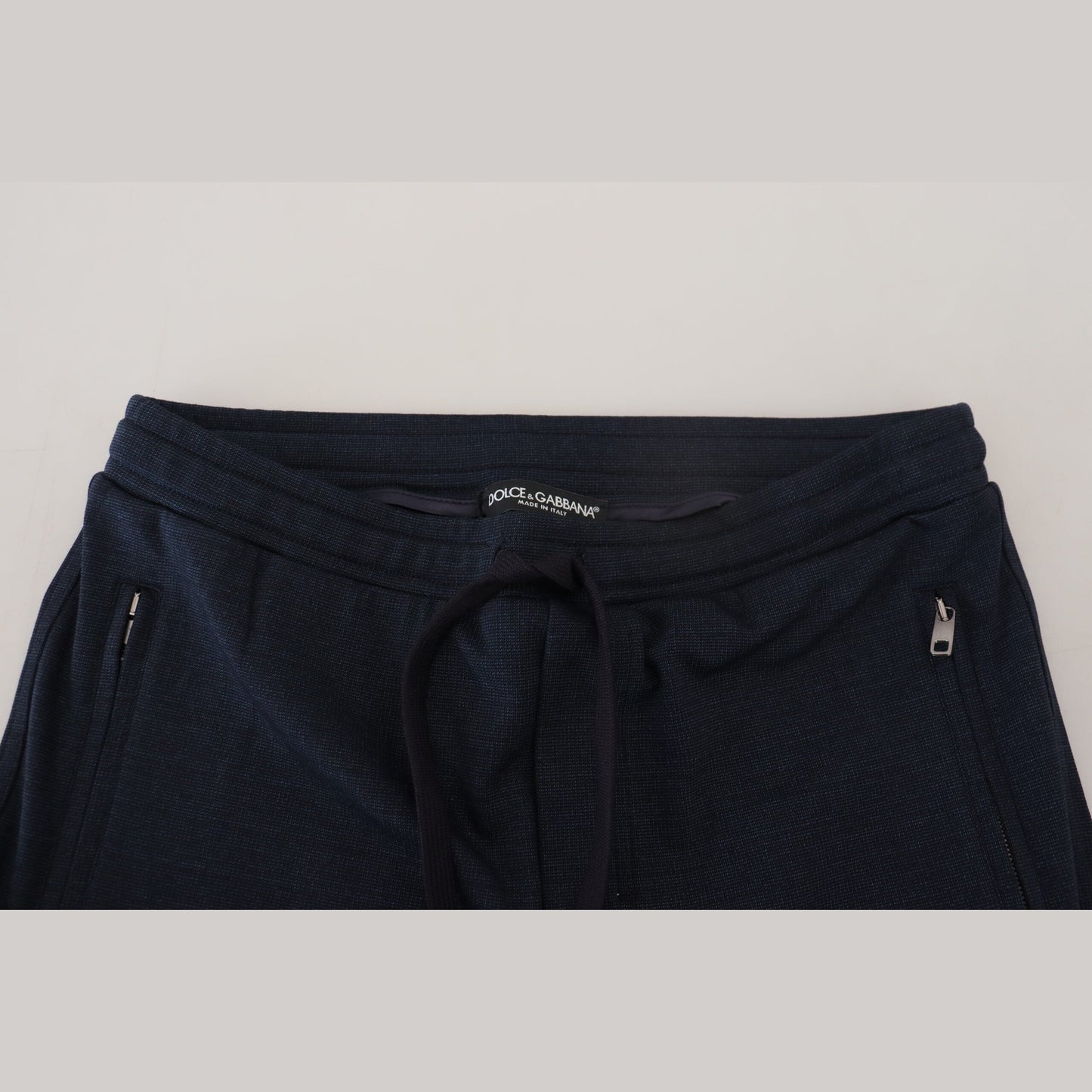 Dolce & Gabbana Blue Mens Sport Cotton Sweatpants Pants Dolce & Gabbana