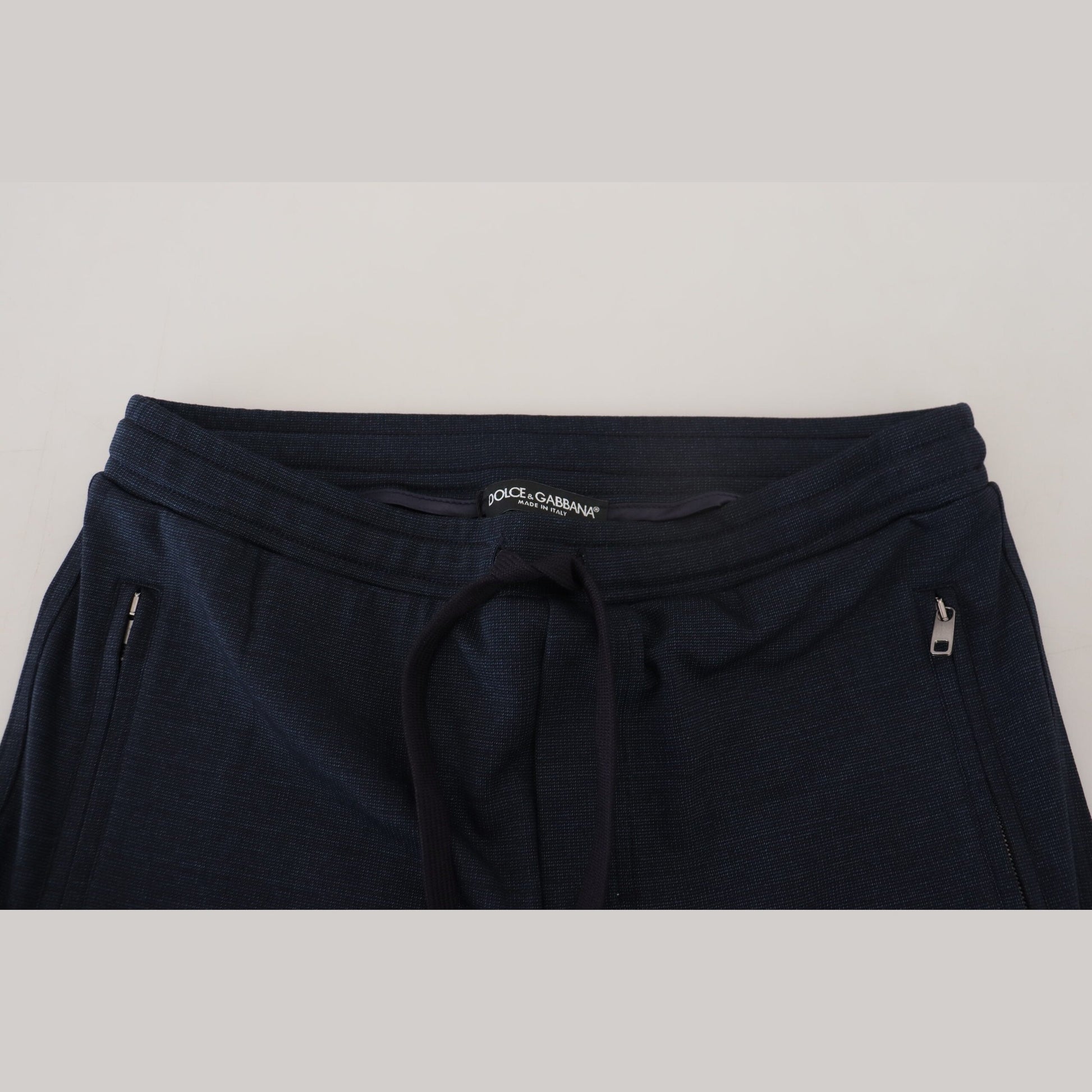 Dolce & Gabbana Blue Mens Sport Cotton Sweatpants Pants Dolce & Gabbana
