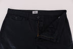 GF Ferre Blue Cotton Stretch Chinos Pants