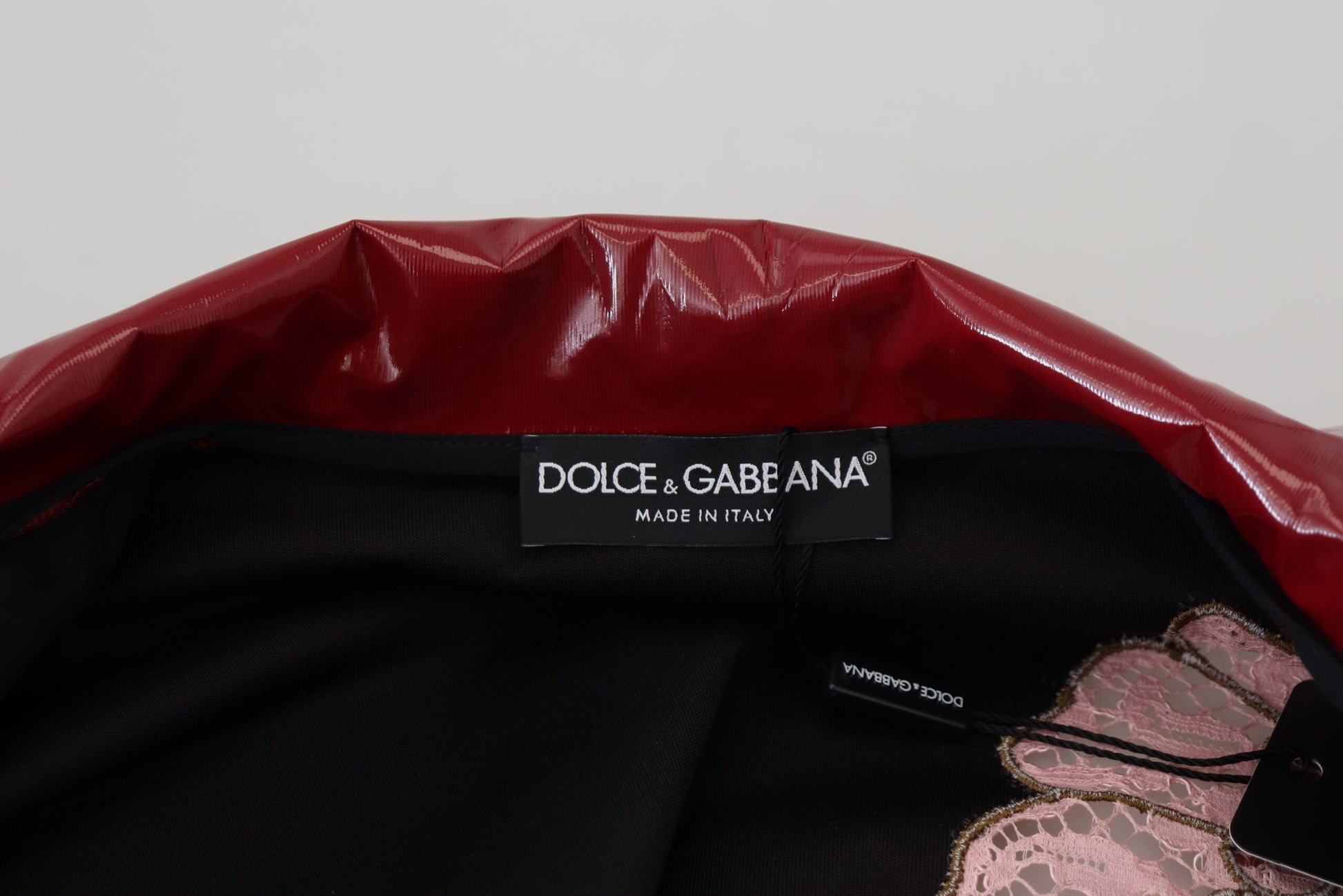 Dolce & Gabbana Maroon Floral Full Zip Polyester Women Jacket Dolce & Gabbana