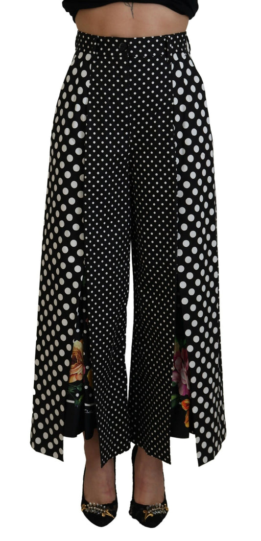 Dolce & Gabbana Multicolor Polka Dots High Waist Pants Dolce & Gabbana