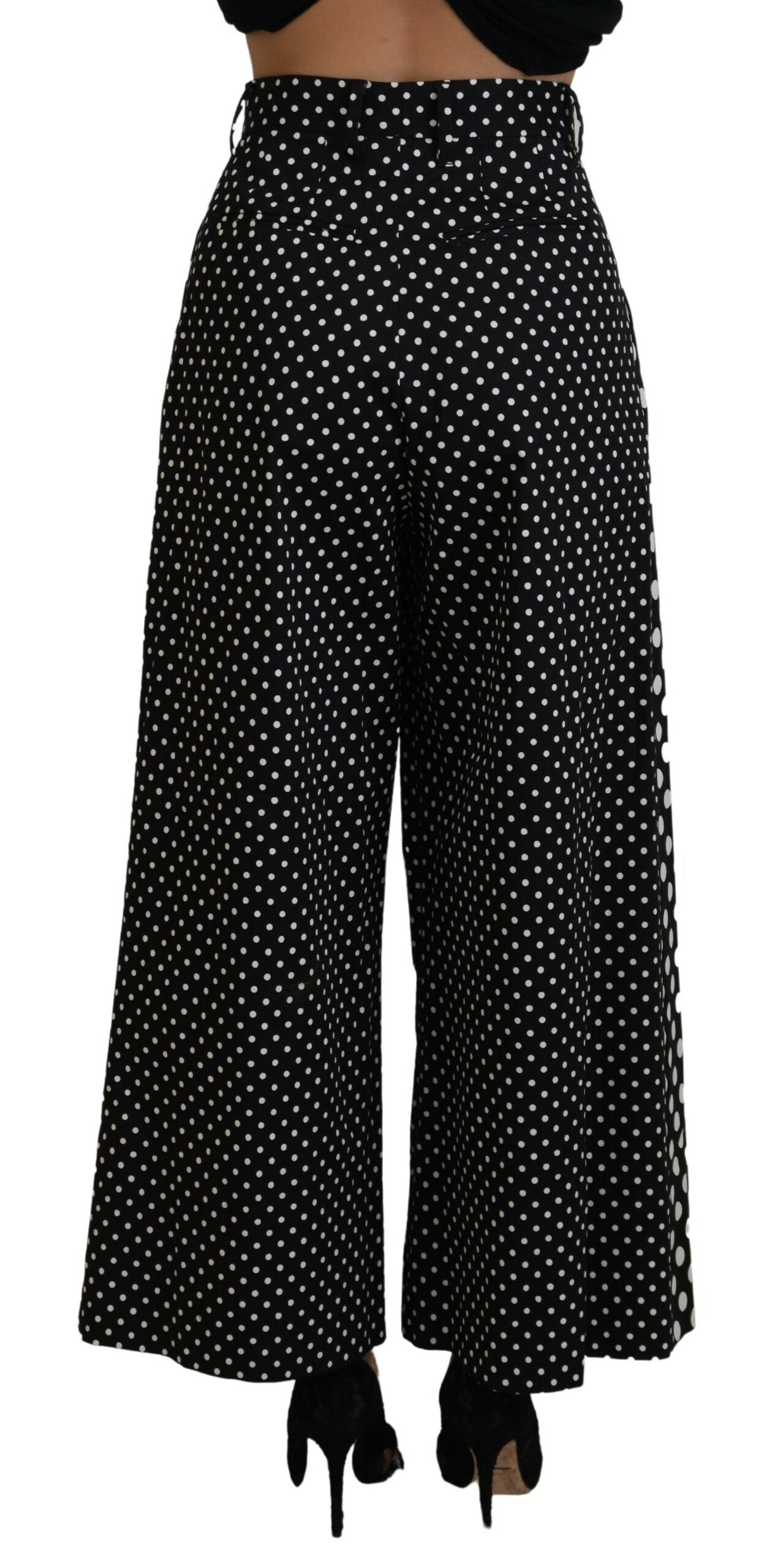 Dolce & Gabbana Multicolor Polka Dots High Waist Pants Dolce & Gabbana