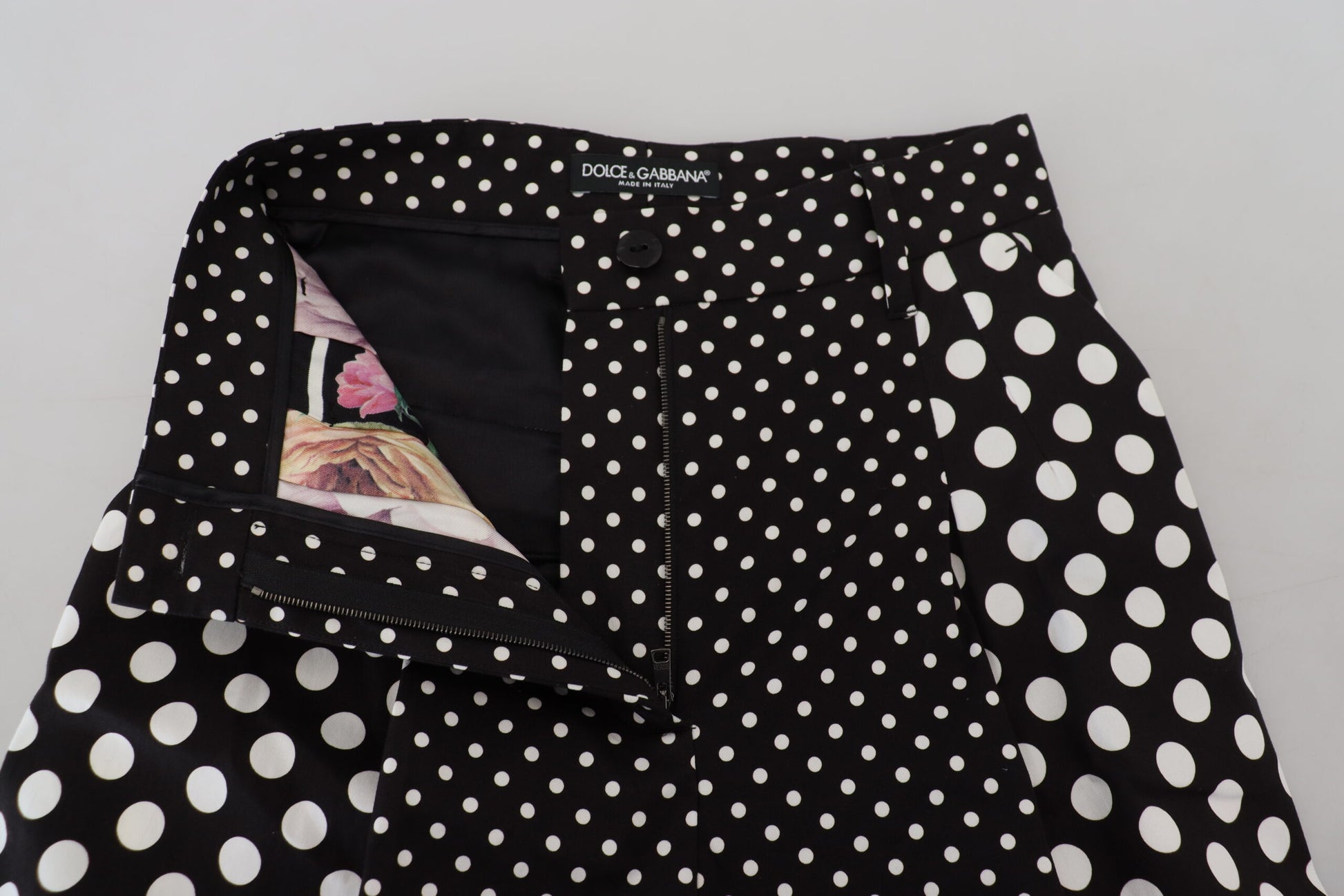 Dolce & Gabbana Multicolor Polka Dots High Waist Pants Dolce & Gabbana