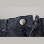 Acht Gray Cotton Skinny Low Waist Women Casual Denim Jeans