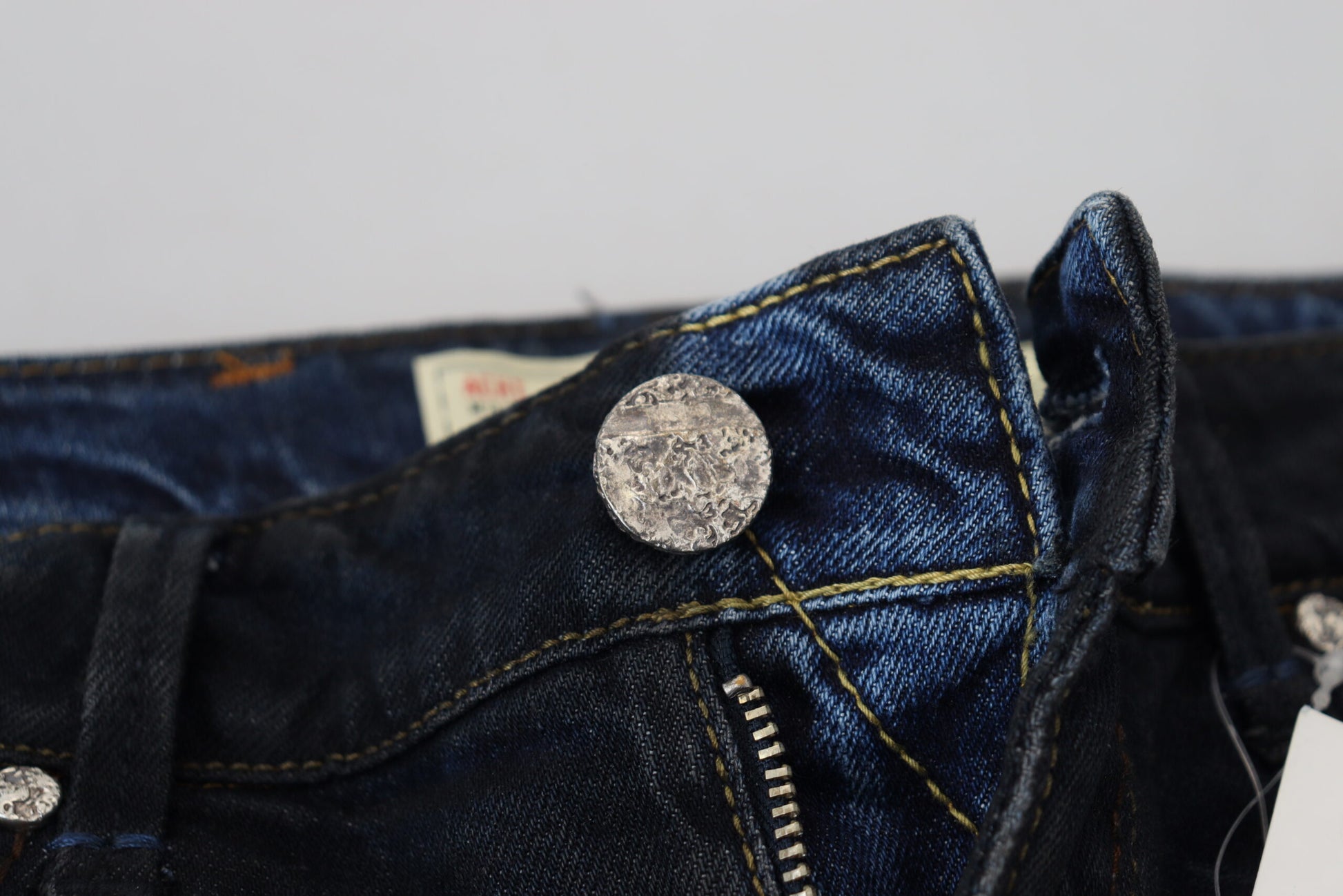 Acht Blue Cotton Low Waist Slim Fit Women Casual Jeans Acht