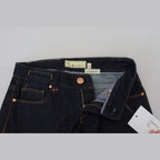 Acht Blue Cotton Low Waist Slim Fit Women Casual Jeans
