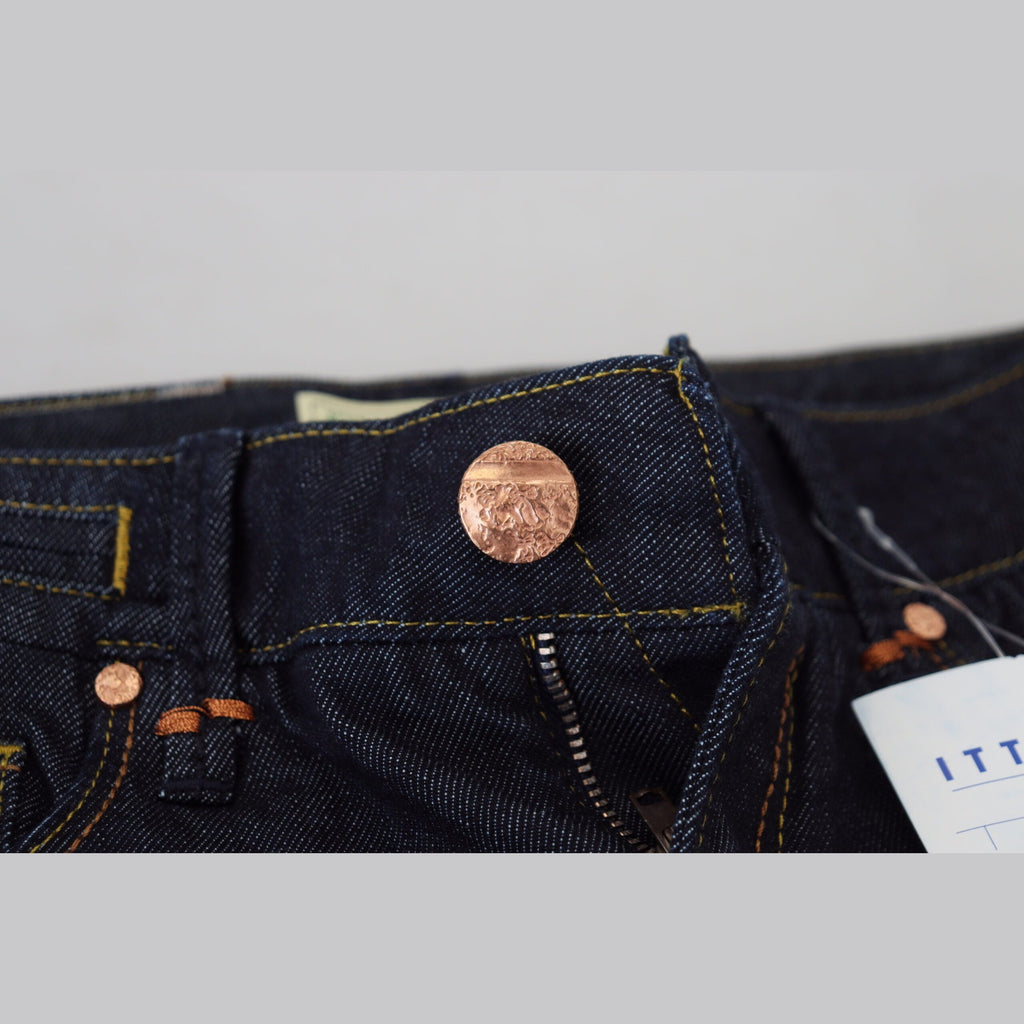 Acht Blue Cotton Low Waist Slim Fit Women Casual Jeans