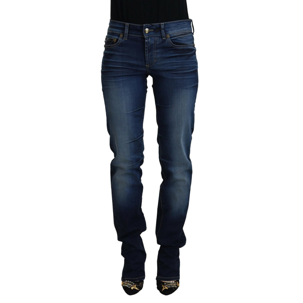 Just Cavalli Blue Cotton Women Casual Denim Jeans