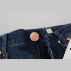 Acht Blue Cotton Slim Fit Women Casual Denim Jeans