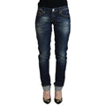 Acht Blue Cotton Slim Fit Women Casual Denim Jeans