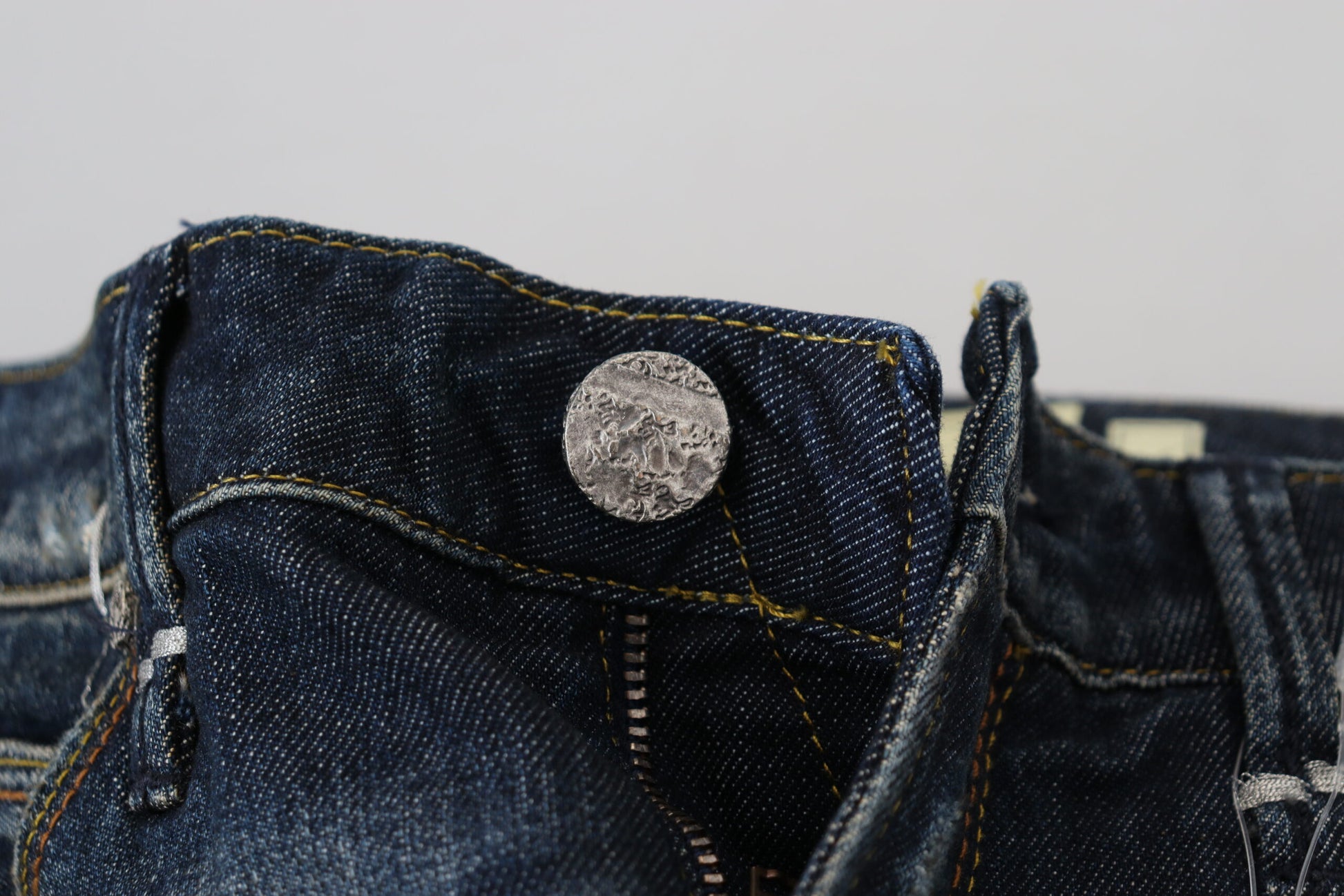 Acht Blue Cotton Slim Fit Women Casual Denim Jeans Acht