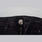 Acht Black Cotton Slim Fit Women Casual Denim Jeans