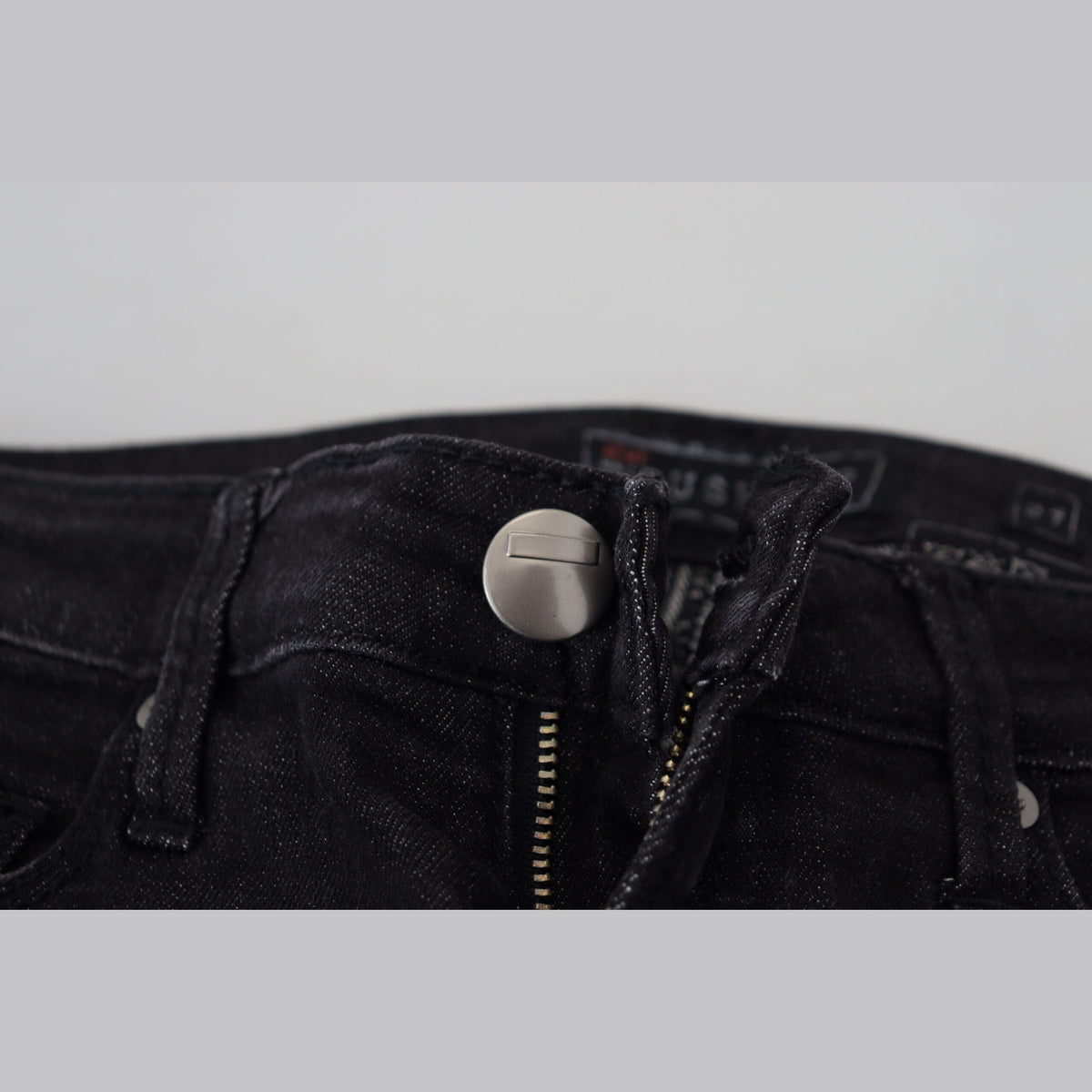 Acht Black Cotton Slim Fit Women Casual Denim Jeans