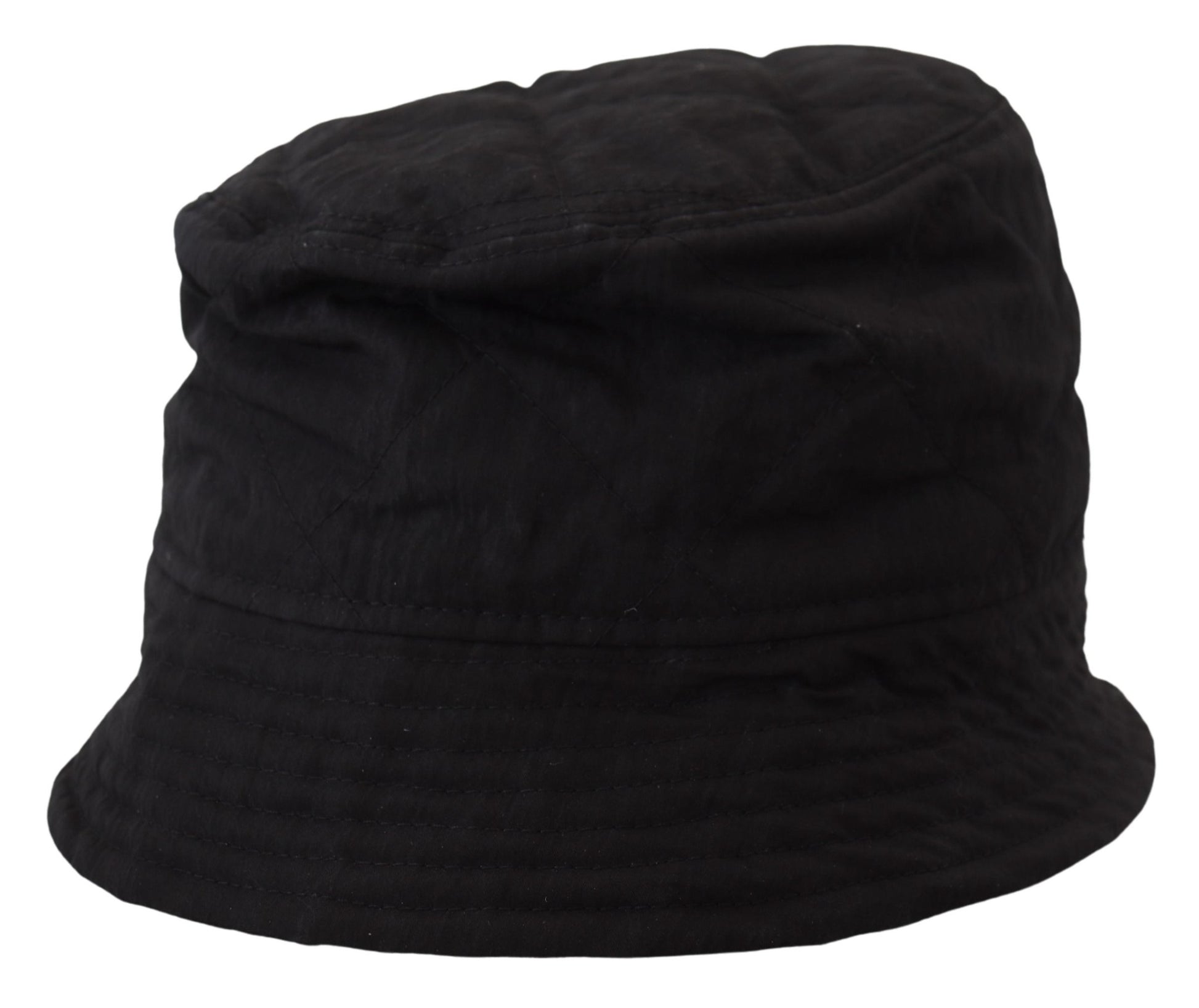 Dolce & Gabbana Black Nylon Women Bucket Cap Hat Dolce & Gabbana