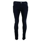 Acht Blue Cotton Tapered Slim Fit Men Casual Denim Jeans