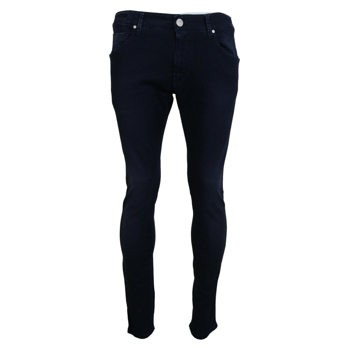 Acht Blue Cotton Tapered Slim Fit Men Casual Denim Jeans