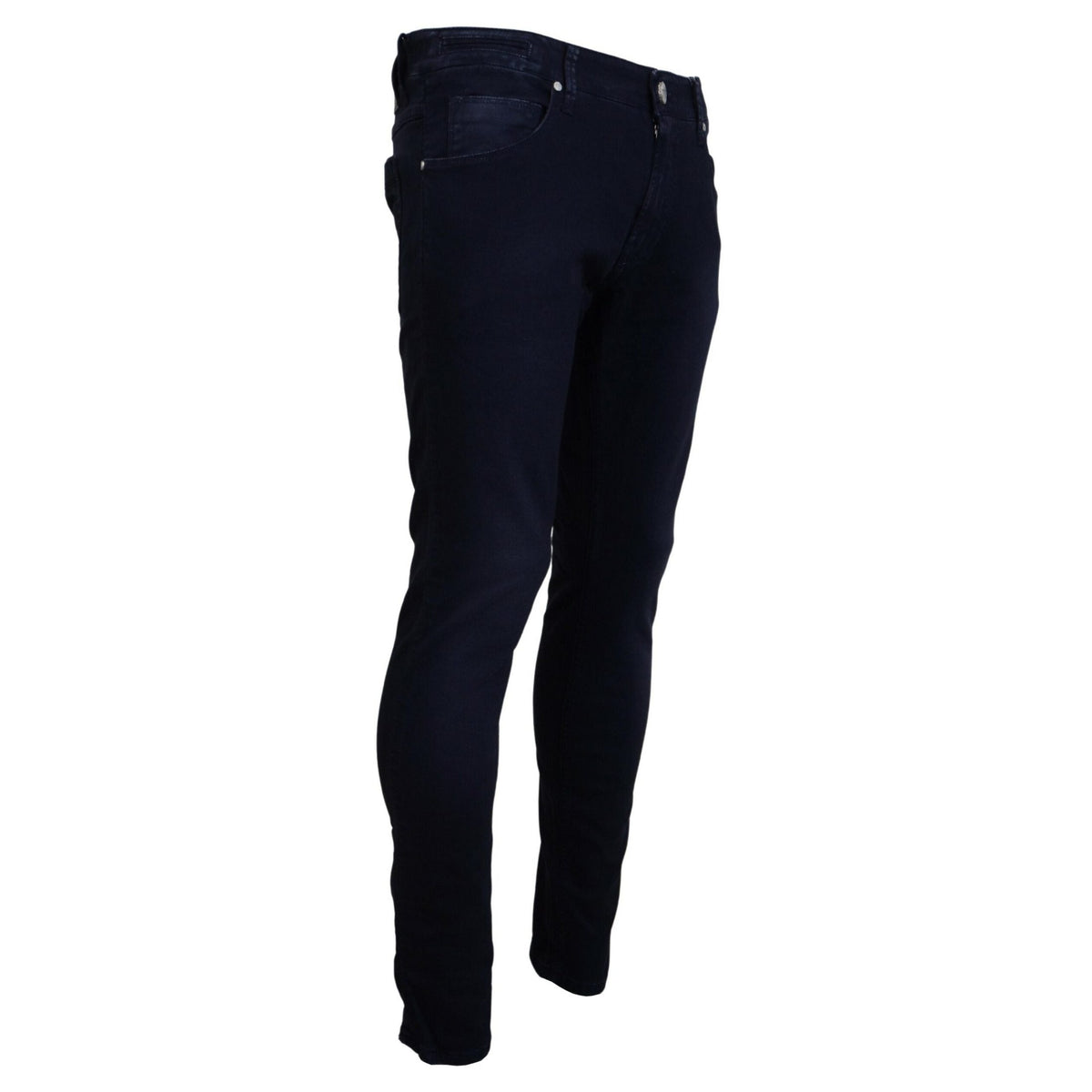 Acht Blue Cotton Tapered Slim Fit Men Casual Denim Jeans